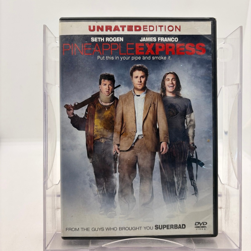 Pineapple Express DVD Unrated Edition Seth Rogen James Franco 2009 28119LIT